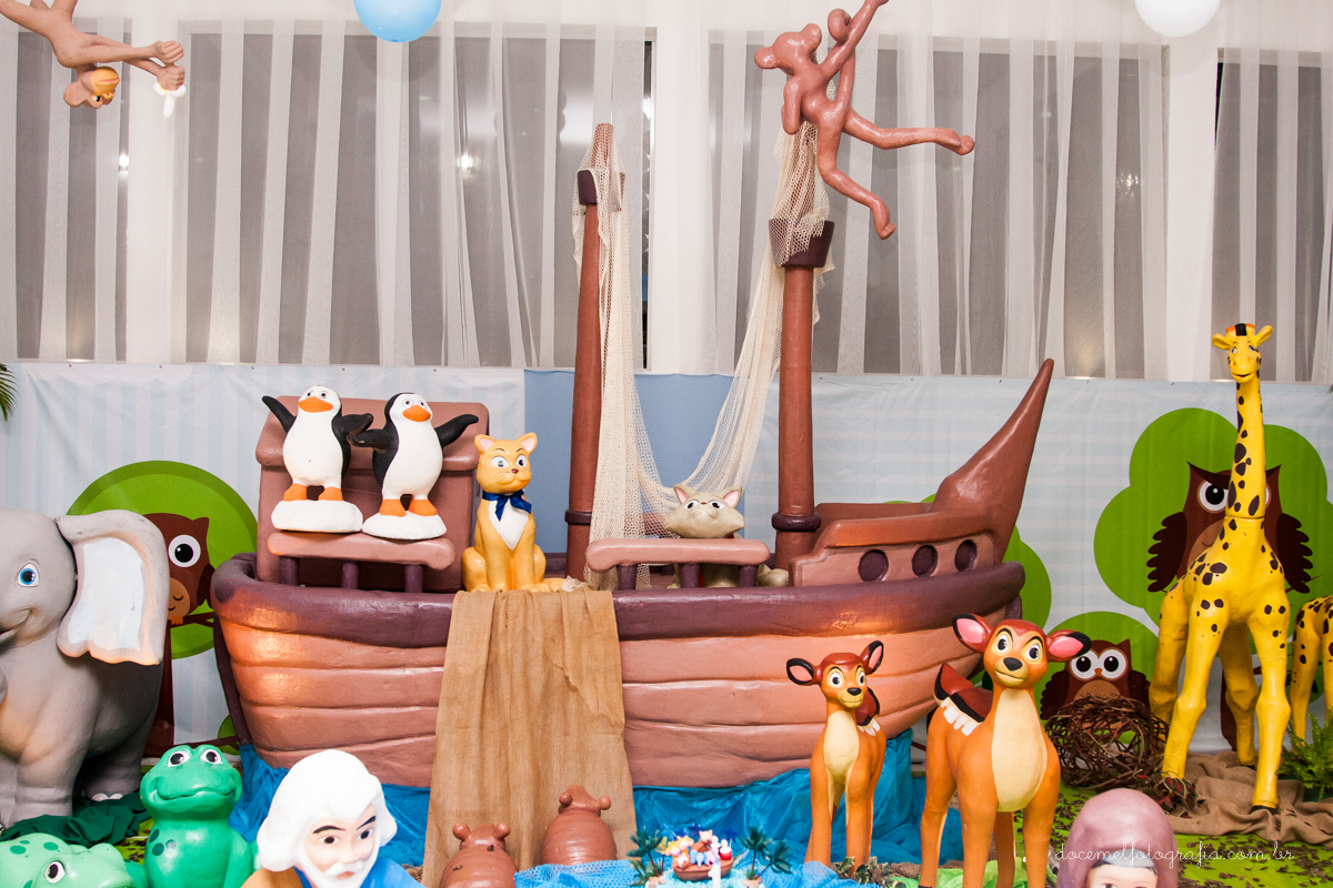 Primeiro aninho,salão de festa Gioia, festa infantil, tema a arca de noé, São gonçalo-RJ