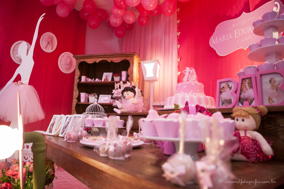 Festas infantis, fotografia infantil, fotografia de família,Maison Infantil, tema bailarina, Niterói-RJ
