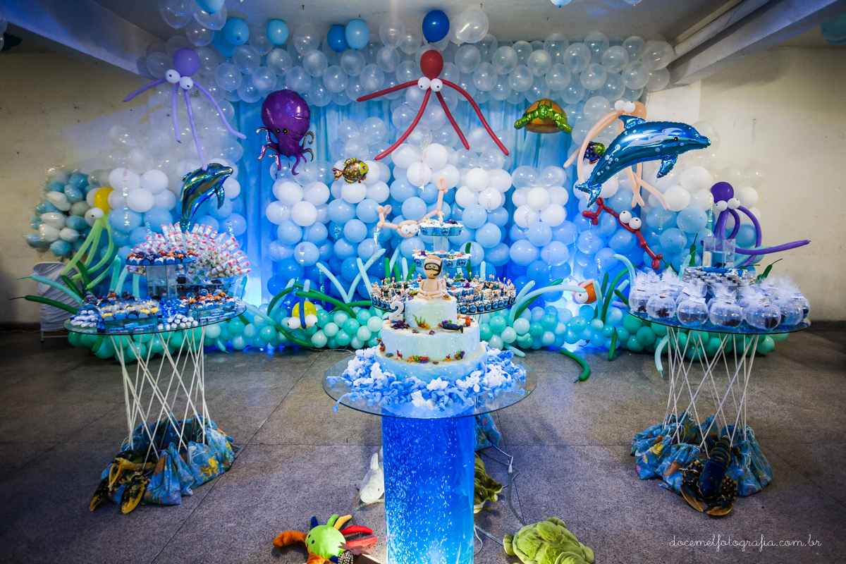 Fotografia infanti, fotografia de crianças, dois aninhos, tema da festa, fundo do mar,fotografia de família,  São gonçalo-RJ