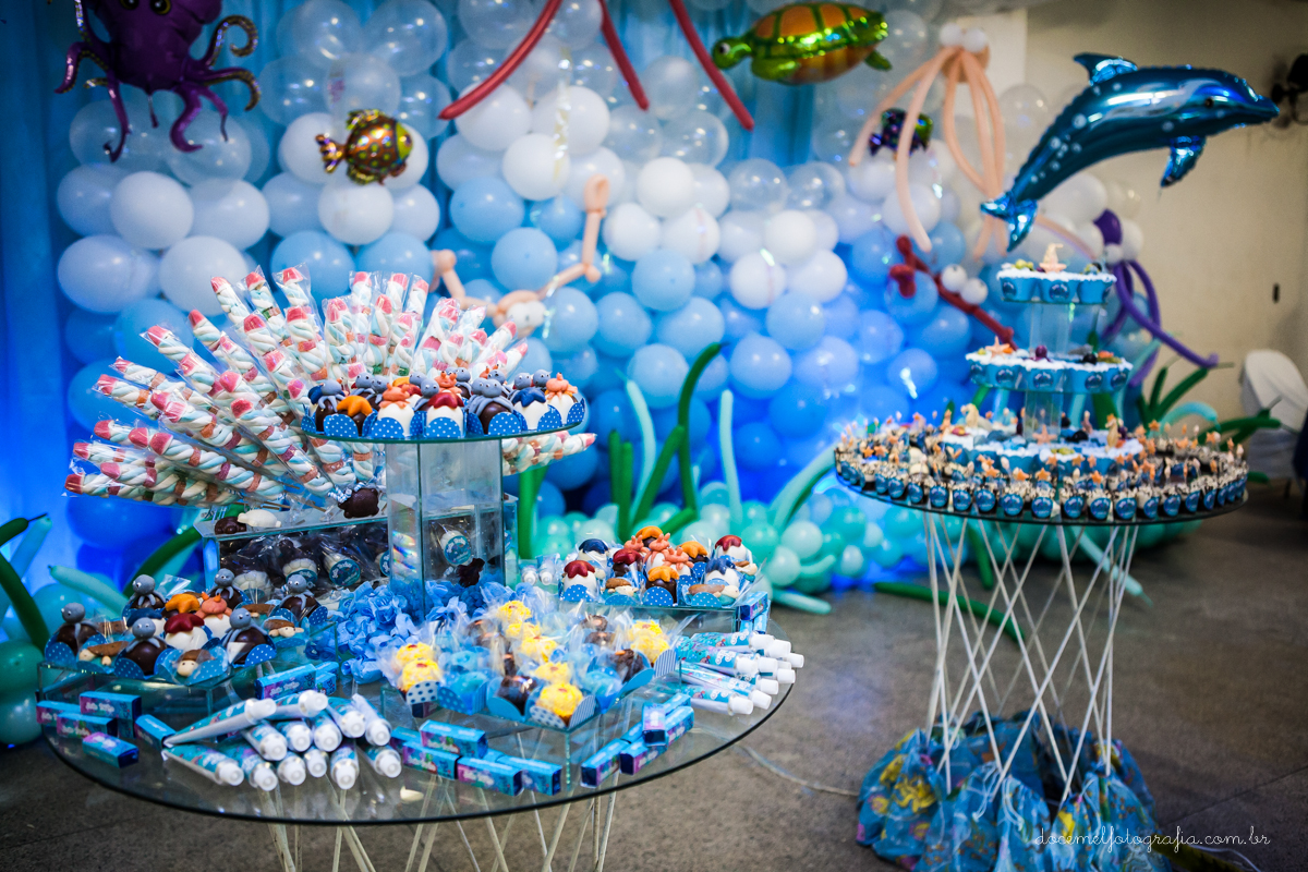 Fotografia infanti, fotografia de crianças, dois aninhos, tema da festa, fundo do mar,fotografia de família,  São gonçalo-RJ