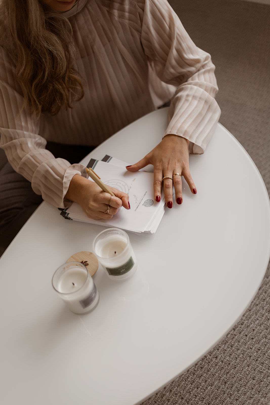 Ensaio marca pessoal. Ensaio psicóloga São Paulo. Escrevendo receituário