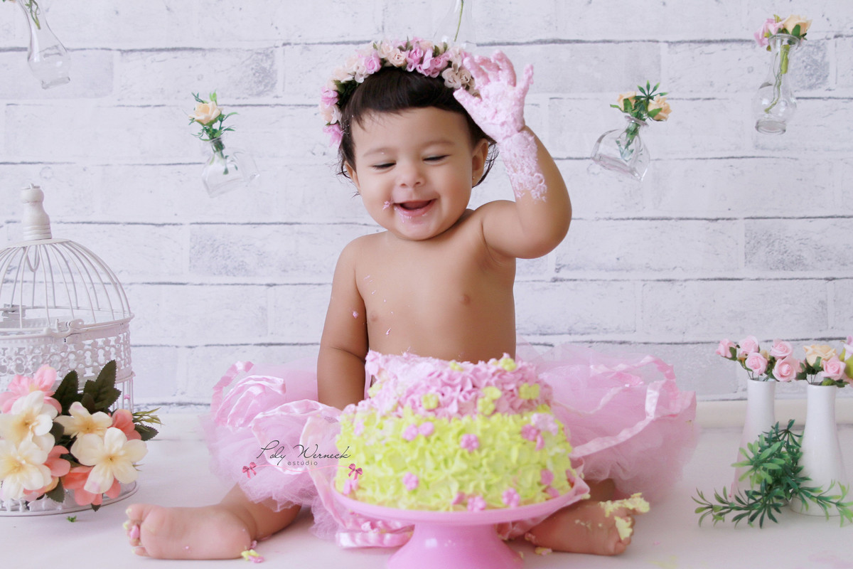 SMASH THE CAKE GAMA DF ESTÚDIO BRASÍLIA FOTOGRAFA BEBE INFANTIL CRIANÇA FOTOGRAFIA ENSAIO BEBÊ ENSAIO INFANTIL POLY WERNECK POLYANNA ROSA PINK BOLO CAKE