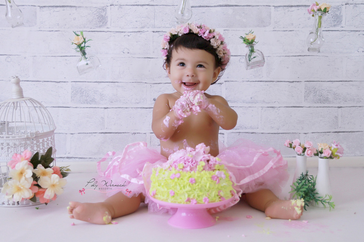 SMASH THE CAKE GAMA DF ESTÚDIO BRASÍLIA FOTOGRAFA BEBE INFANTIL CRIANÇA FOTOGRAFIA ENSAIO BEBÊ ENSAIO INFANTIL POLY WERNECK POLYANNA ROSA PINK BOLO CAKE