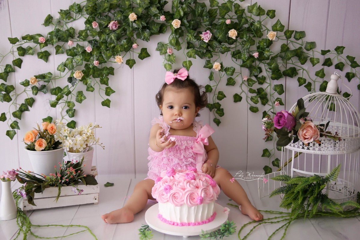 SMASH THE CAKE GAMA DF ESTÚDIO BRASÍLIA FOTOGRAFA BEBE INFANTIL CRIANÇA FOTOGRAFIA ENSAIO BEBÊ ENSAIO INFANTIL POLY WERNECK POLYANNA ROSA PINK BOLO CAKE