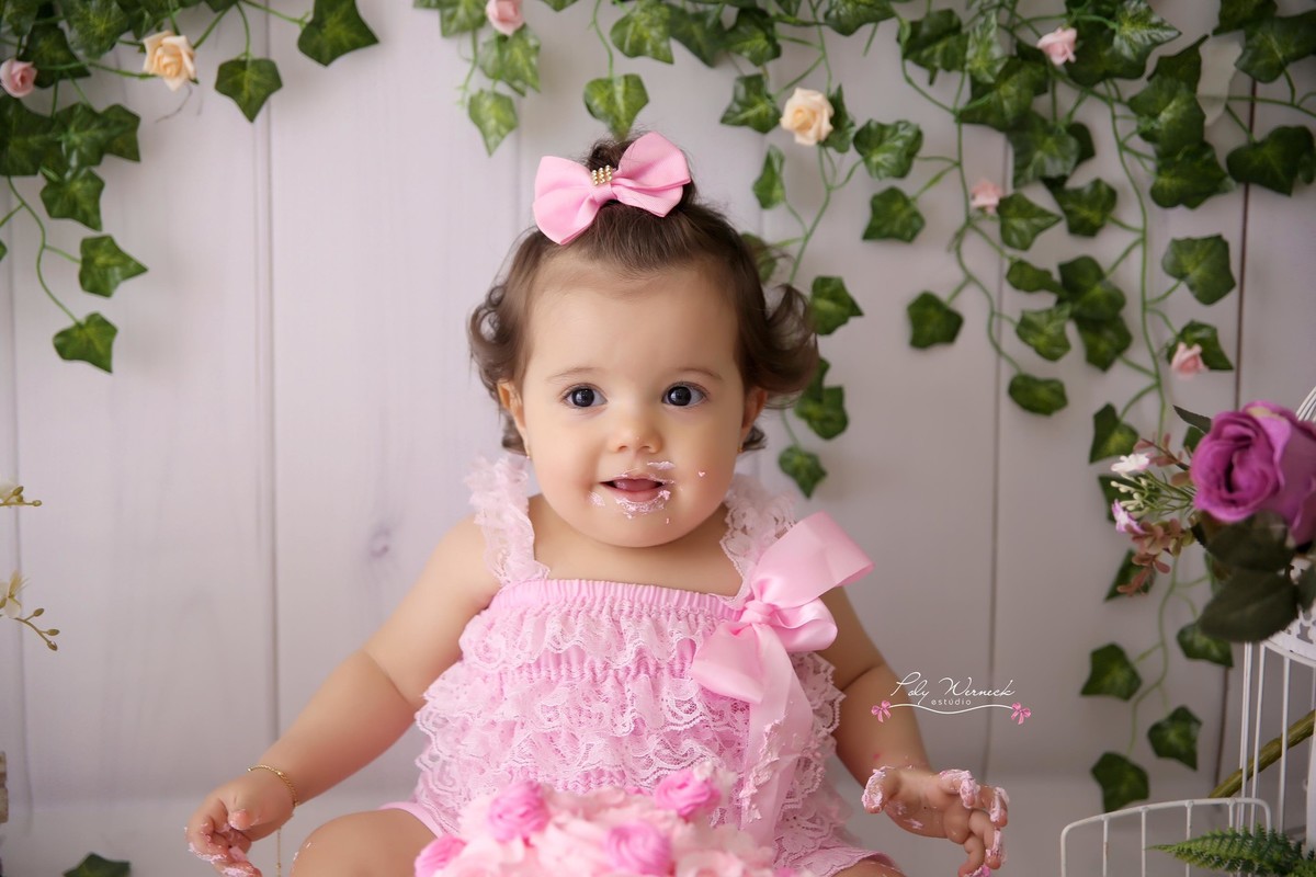 SMASH THE CAKE GAMA DF ESTÚDIO BRASÍLIA FOTOGRAFA BEBE INFANTIL CRIANÇA FOTOGRAFIA ENSAIO BEBÊ ENSAIO INFANTIL POLY WERNECK POLYANNA ROSA PINK BOLO CAKE