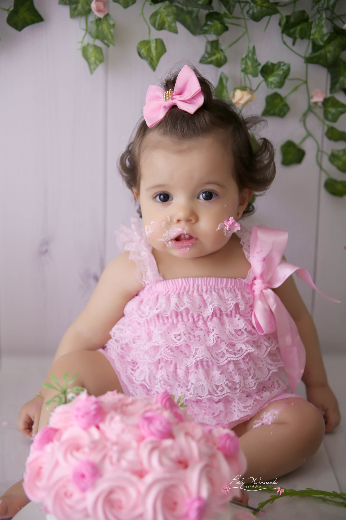 SMASH THE CAKE GAMA DF ESTÚDIO BRASÍLIA FOTOGRAFA BEBE INFANTIL CRIANÇA FOTOGRAFIA ENSAIO BEBÊ ENSAIO INFANTIL POLY WERNECK POLYANNA ROSA PINK BOLO CAKE