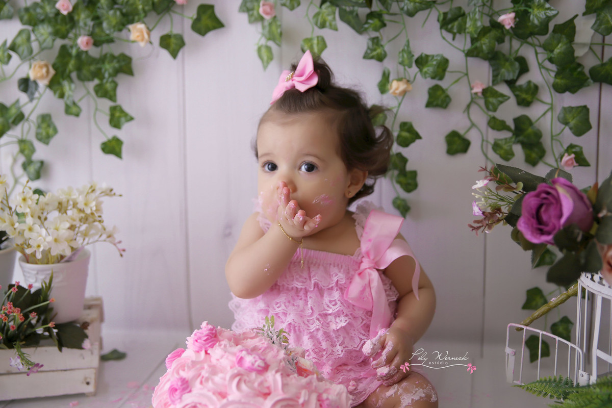 SMASH THE CAKE GAMA DF ESTÚDIO BRASÍLIA FOTOGRAFA BEBE INFANTIL CRIANÇA FOTOGRAFIA ENSAIO BEBÊ ENSAIO INFANTIL POLY WERNECK POLYANNA ROSA PINK BOLO CAKE
