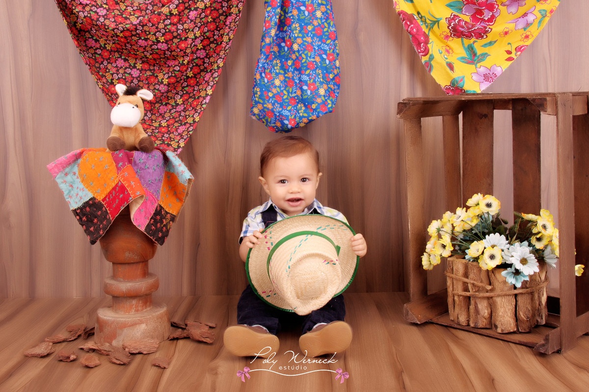 CAIPIRA FOTO ESTÚDIO GAMA BRASÍLIA DF ENSAIO ESTUDIO BEBE INFANTIL