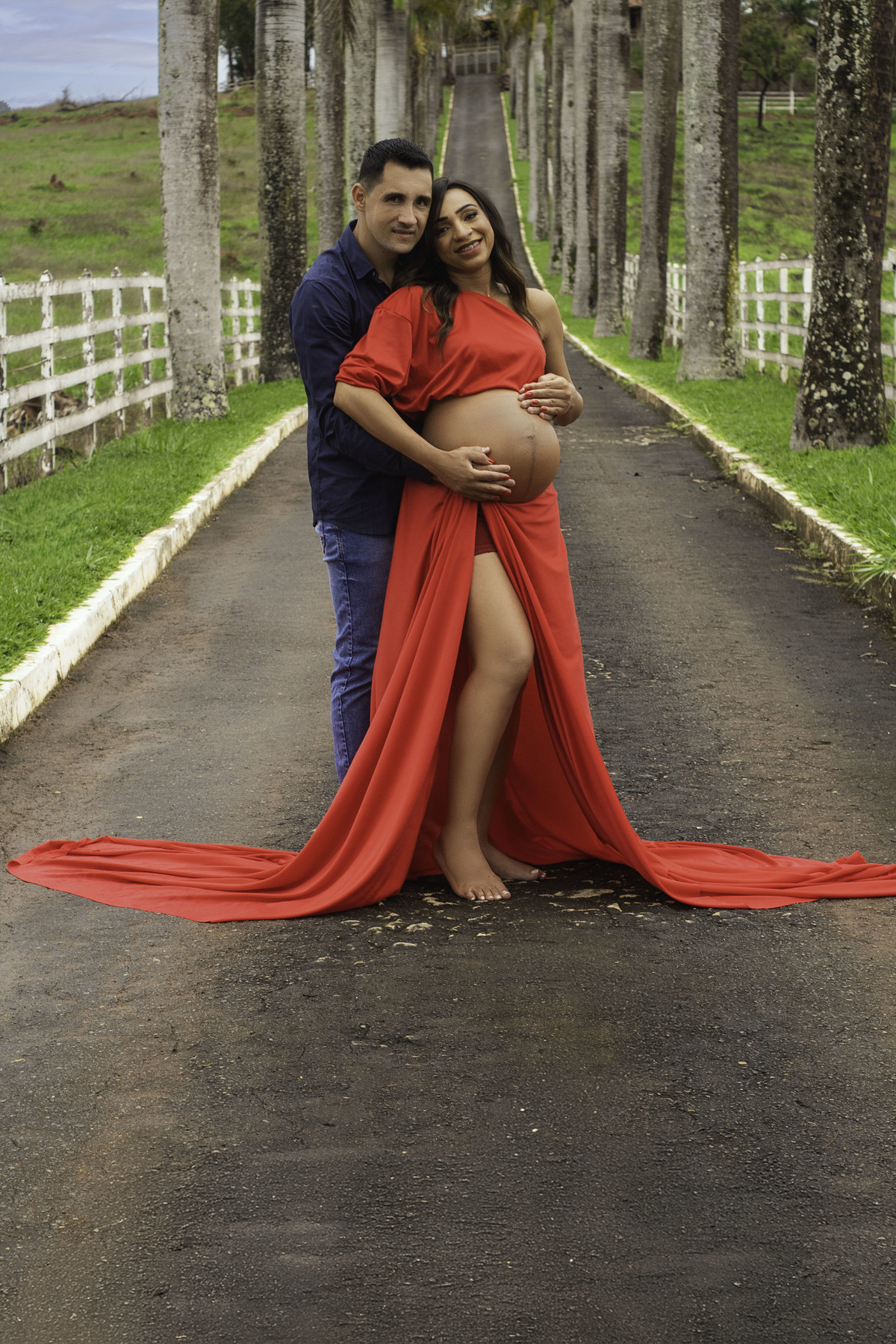 Cris e Maicon, a ansiedade e a preparação para receber a princesa Laís Vitória.