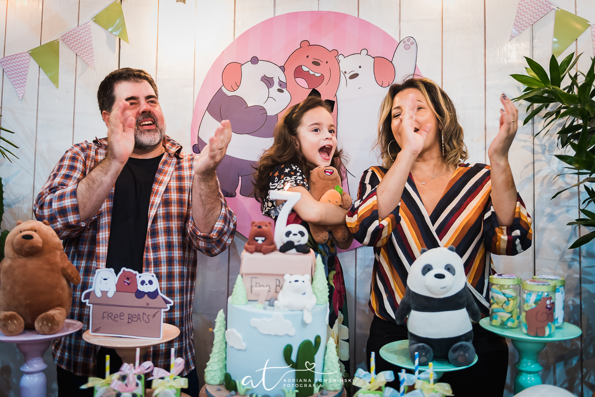 tema ursos sem curso, we bare bears, cartoon network, tons pasteis, espaco pitanga pitangueira, botafogo, zona sul rj, menina, criança, fotografo fotografia festa infantil rj, adriana tomzhinski fotografia, aniversario infantil, sandy bahia vendinhas