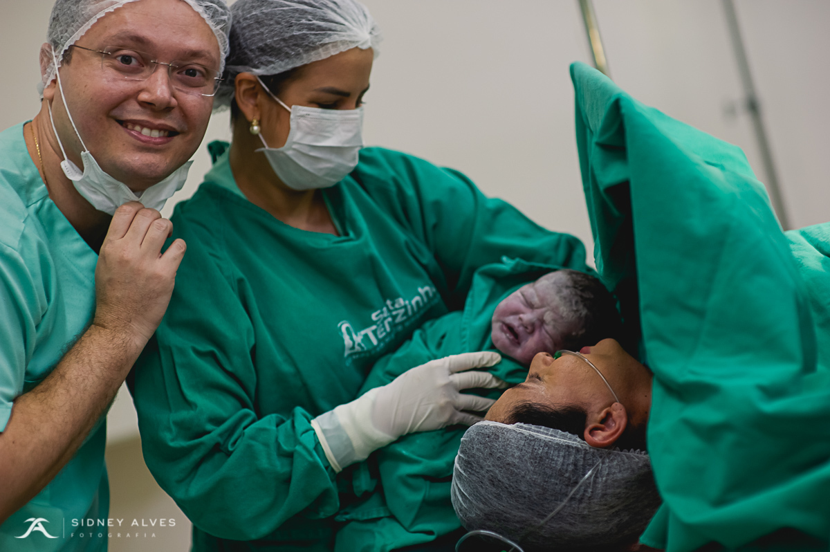 Hospital Santa Terezinha, fotografia de parto, nascimento do Isaac