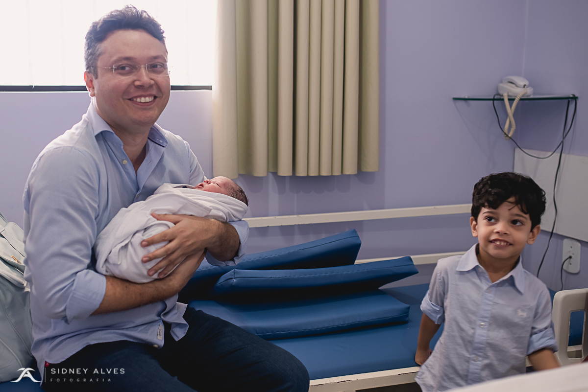 Hospital Santa Terezinha, fotografia de parto, nascimento do Isaac