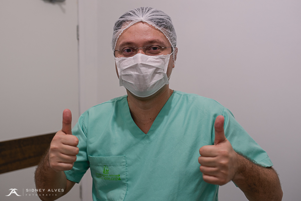 Hospital Santa Terezinha, fotografia de parto, nascimento do Isaac
