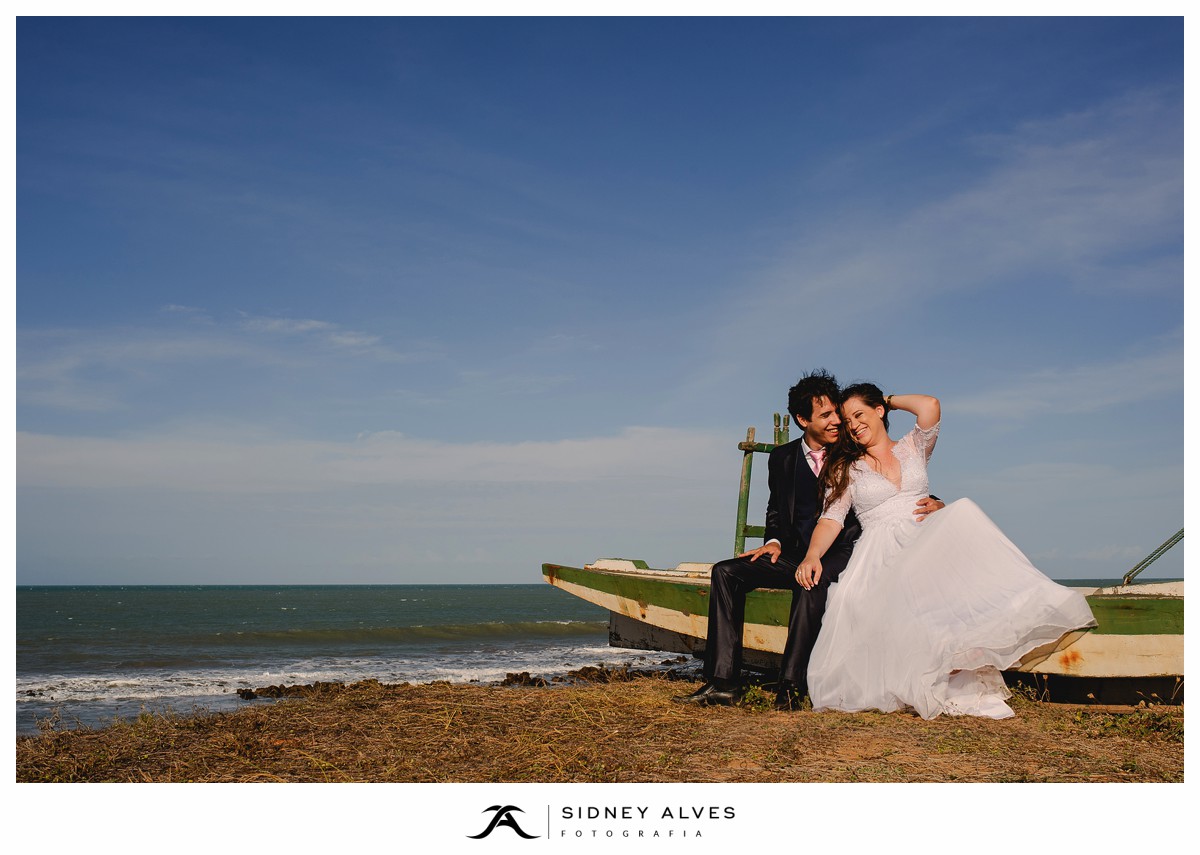 Halana e Wallinson - Trash the Dress em São Miguel do Gostoso - RN