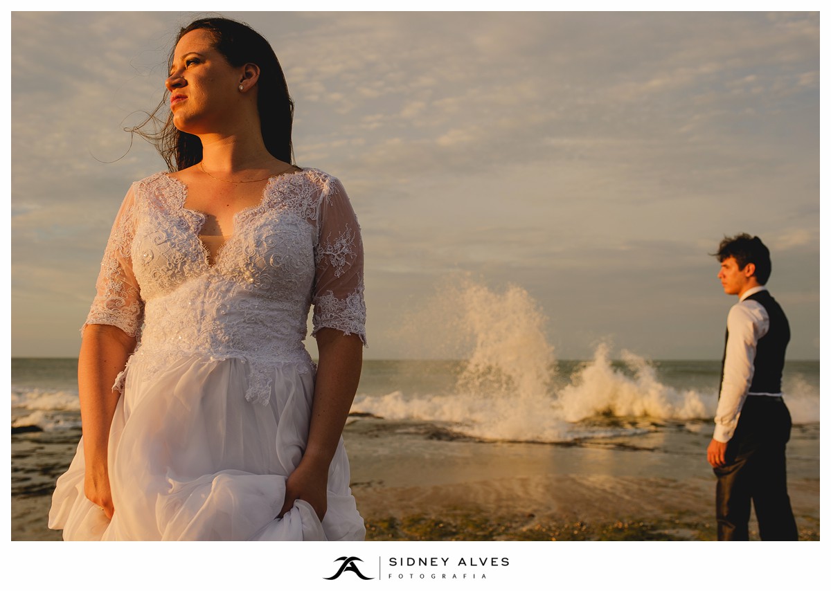Halana e Wallinson - Trash the Dress em São Miguel do Gostoso - RN