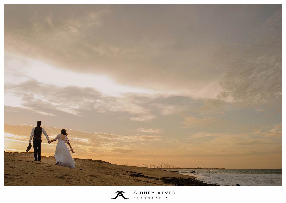 Halana e Wallinson - Trash the Dress em São Miguel do Gostoso - RN