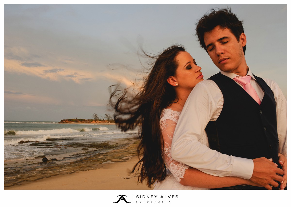 Halana e Wallinson - Trash the Dress em São Miguel do Gostoso - RN