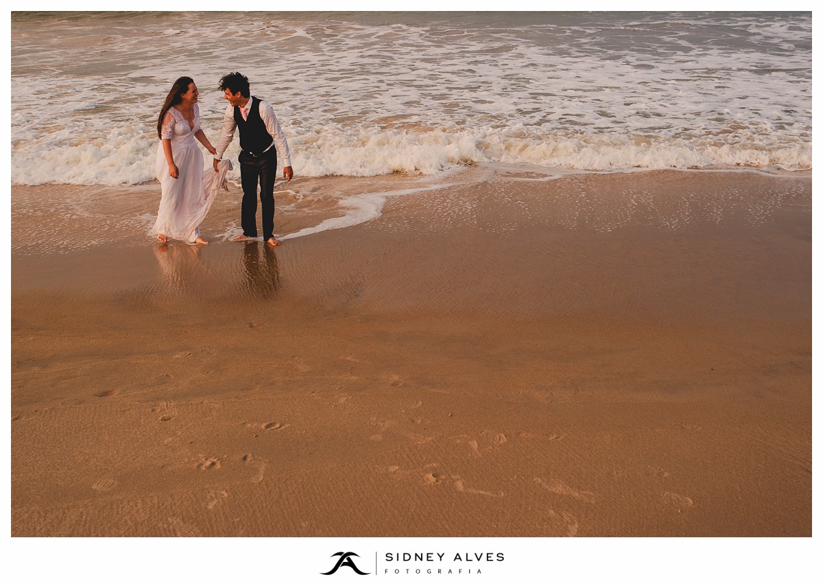 Halana e Wallinson - Trash the Dress em São Miguel do Gostoso - RN