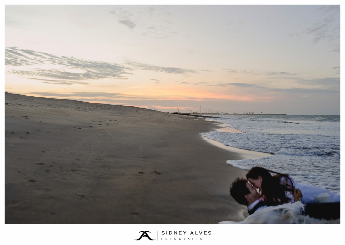 Halana e Wallinson - Trash the Dress em São Miguel do Gostoso - RN