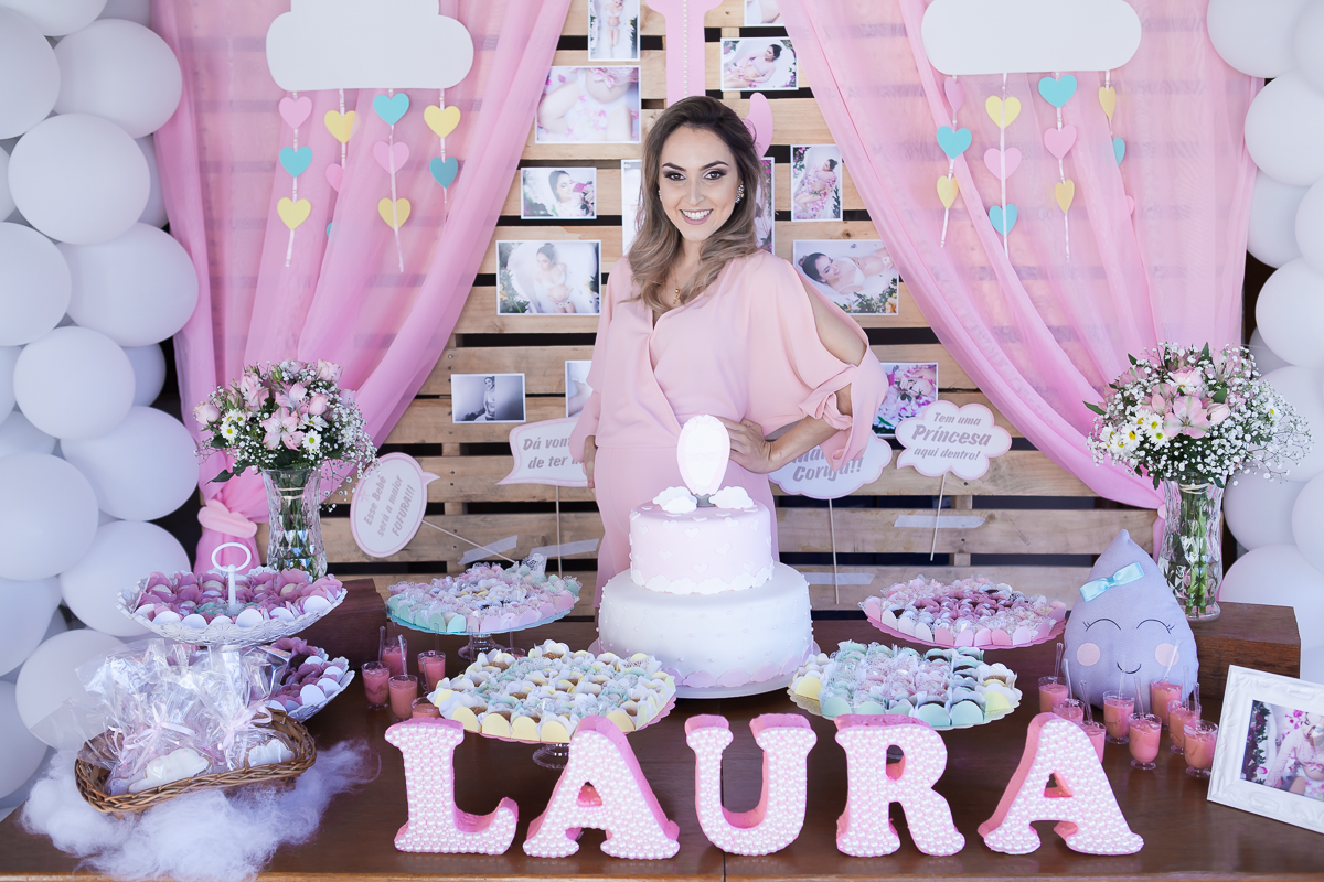 Ch&aacute; de Beb&ecirc; Laura Fotografia Pro