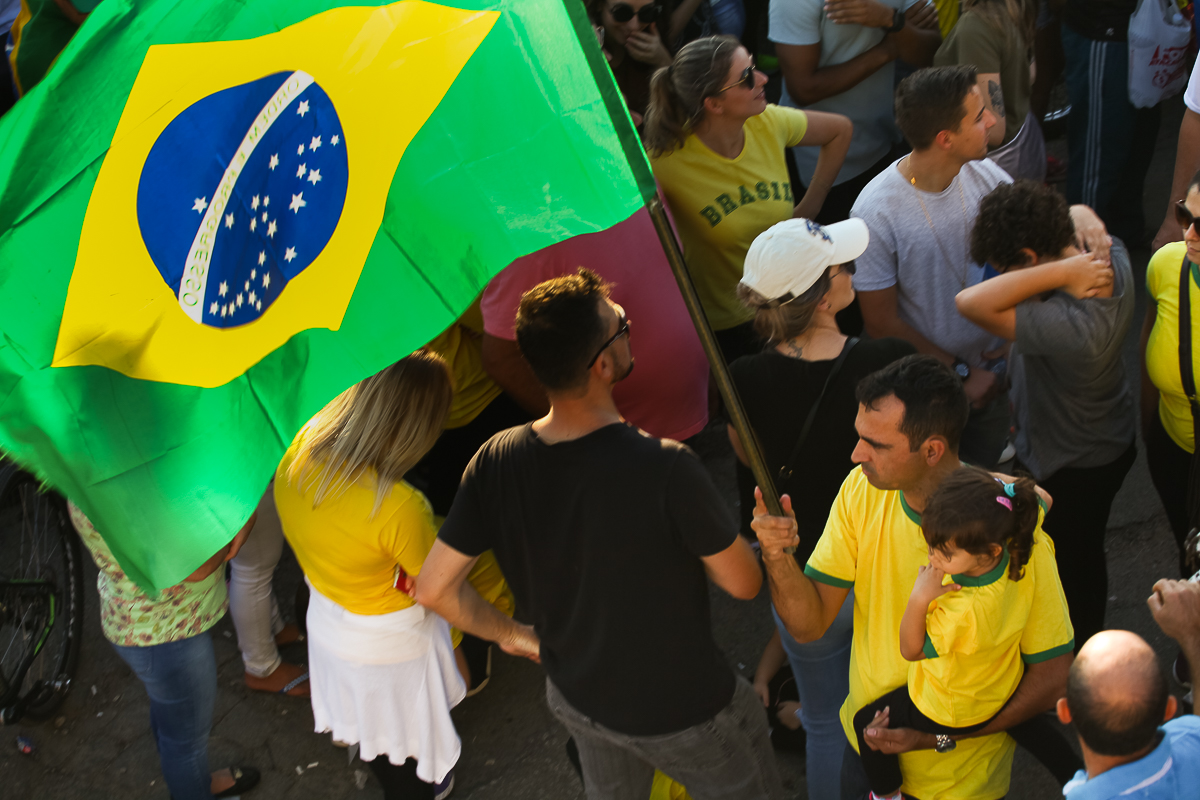 Fotografias das manifesta&ccedil;&otilde;es dos caminhoneiros em Palho&ccedil;a, registro feito por Sabrina Freitas Fotografias