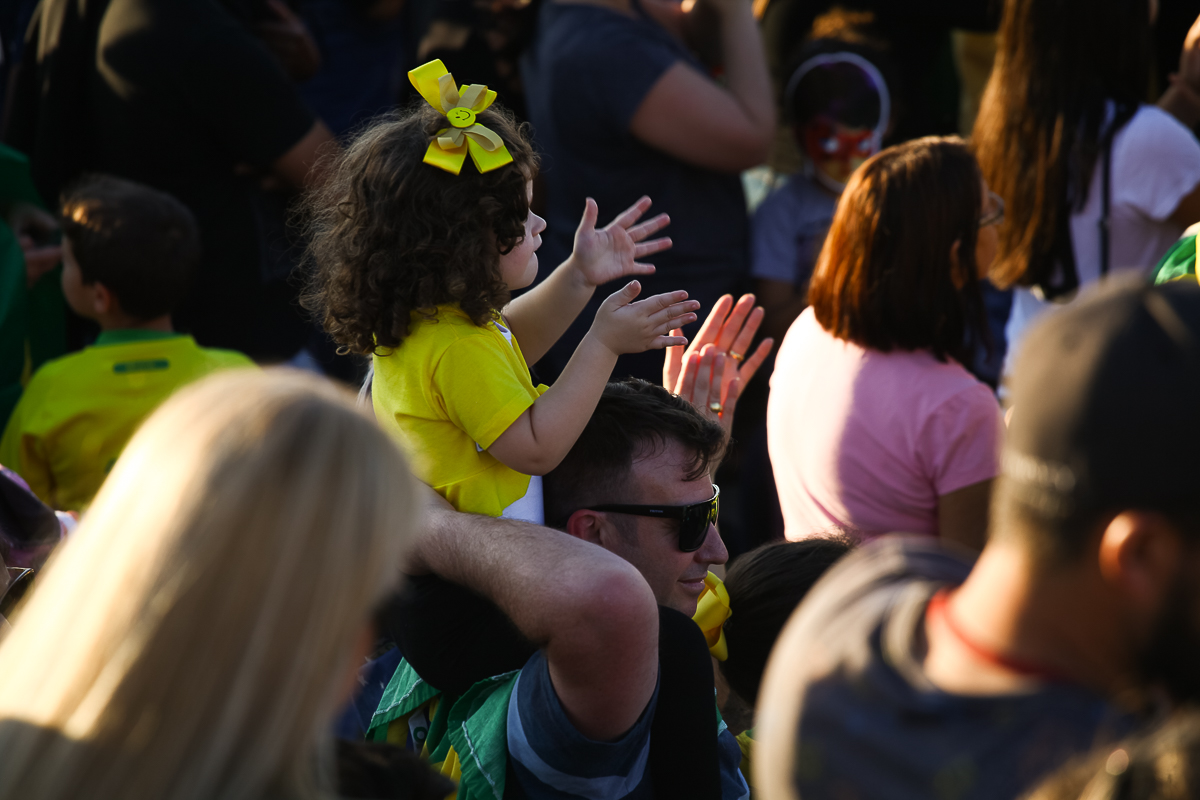 Fotografias das manifesta&ccedil;&otilde;es dos caminhoneiros em Palho&ccedil;a, registro feito por Sabrina Freitas Fotografias