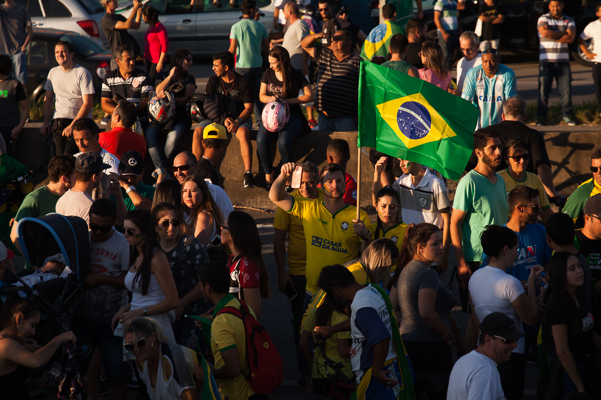 Fotografias das manifesta&ccedil;&otilde;es dos caminhoneiros em Palho&ccedil;a, registro feito por Sabrina Freitas Fotografias