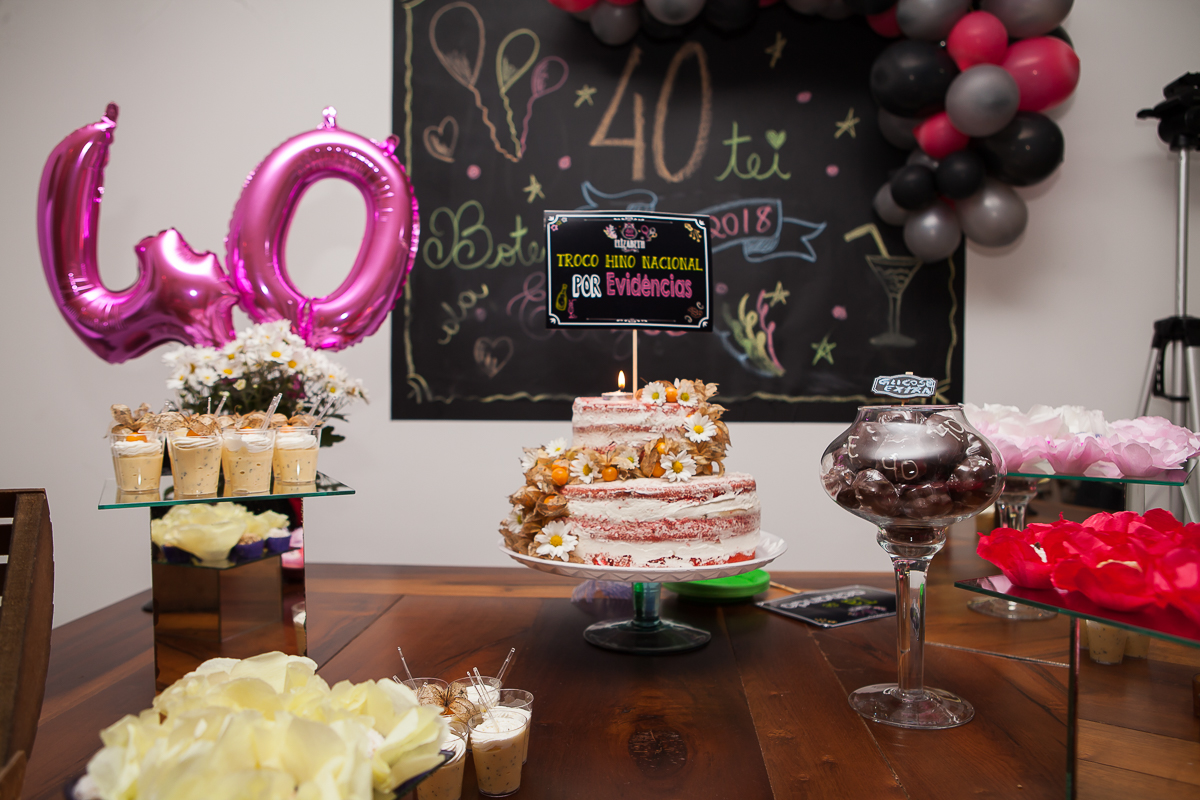 Anivers&aacute;rio Criativo de 40 Anos, fotos feitas por Sabrina Freitas Fotografias