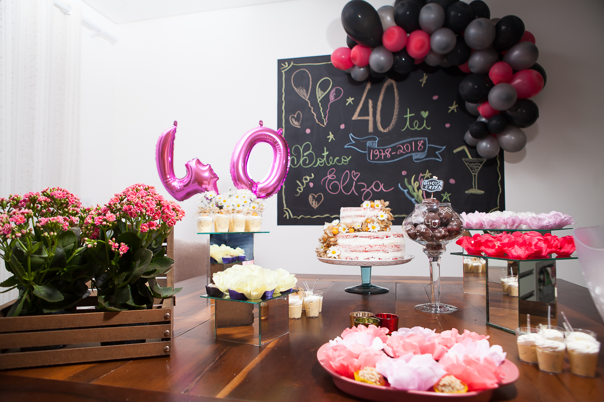 Anivers&aacute;rio Criativo de 40 Anos, fotos feitas por Sabrina Freitas Fotografias