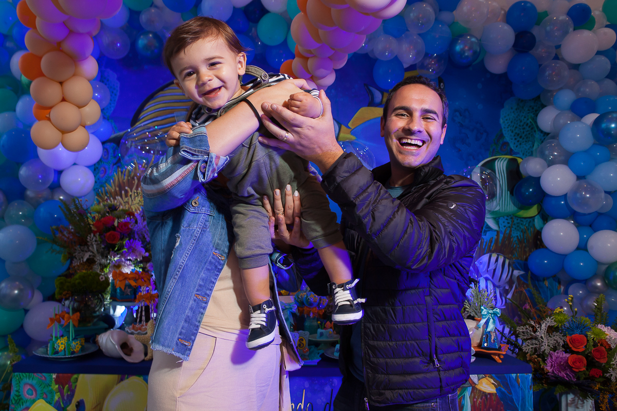 Fot&oacute;grafos infantis em anivers&aacute;rio de 1 ano, Sabrina Freitas Fotografias na Grande Florian&oacute;polis