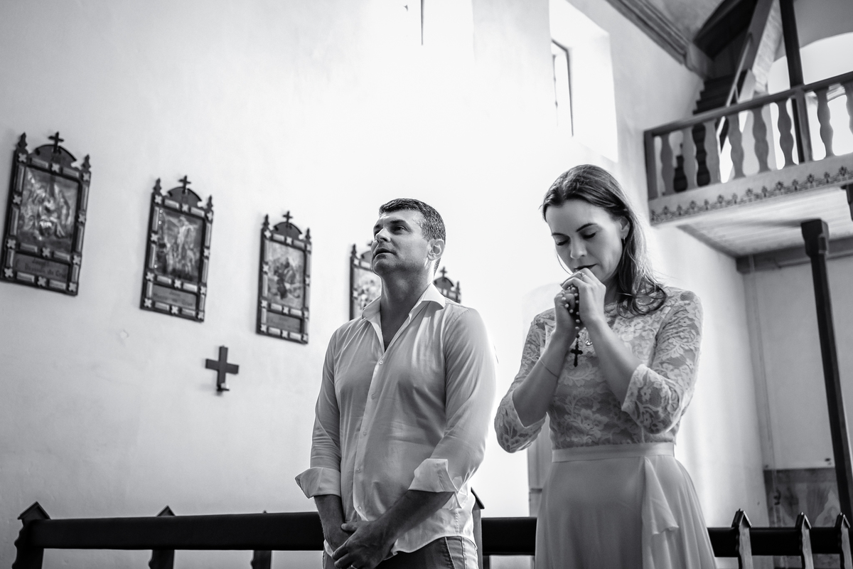 Ensaio de Pré Casamento em Florianópolis Igreja Nossa Senhora da Lapa