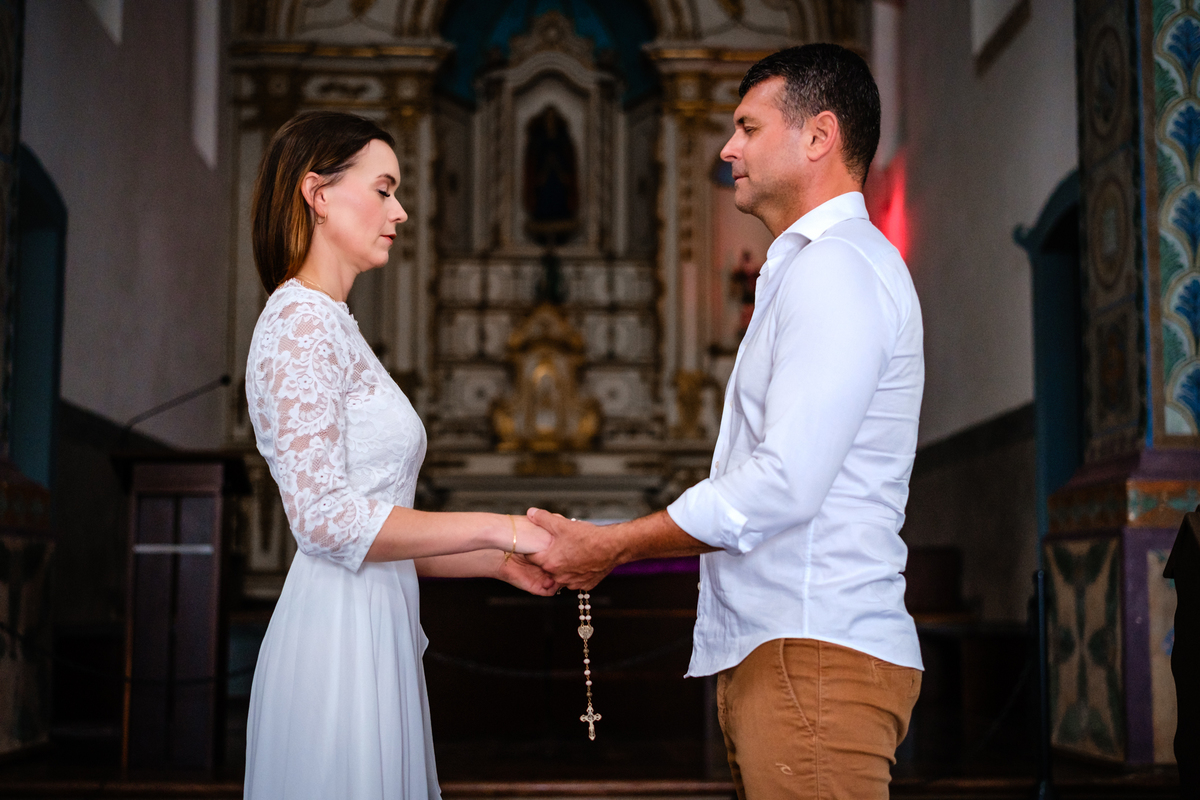 Ensaio de Pré Casamento em Florianópolis Igreja Nossa Senhora da Lapa