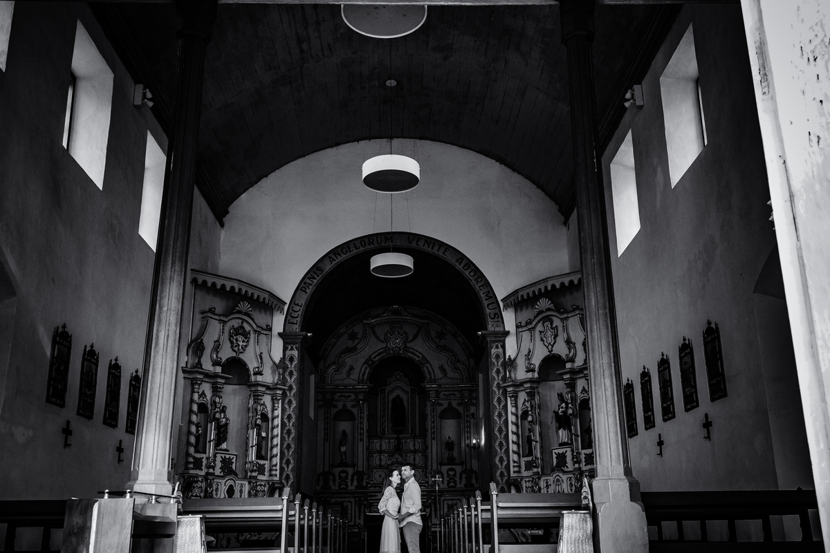 Ensaio de Pré Casamento em Florianópolis Igreja Nossa Senhora da Lapa