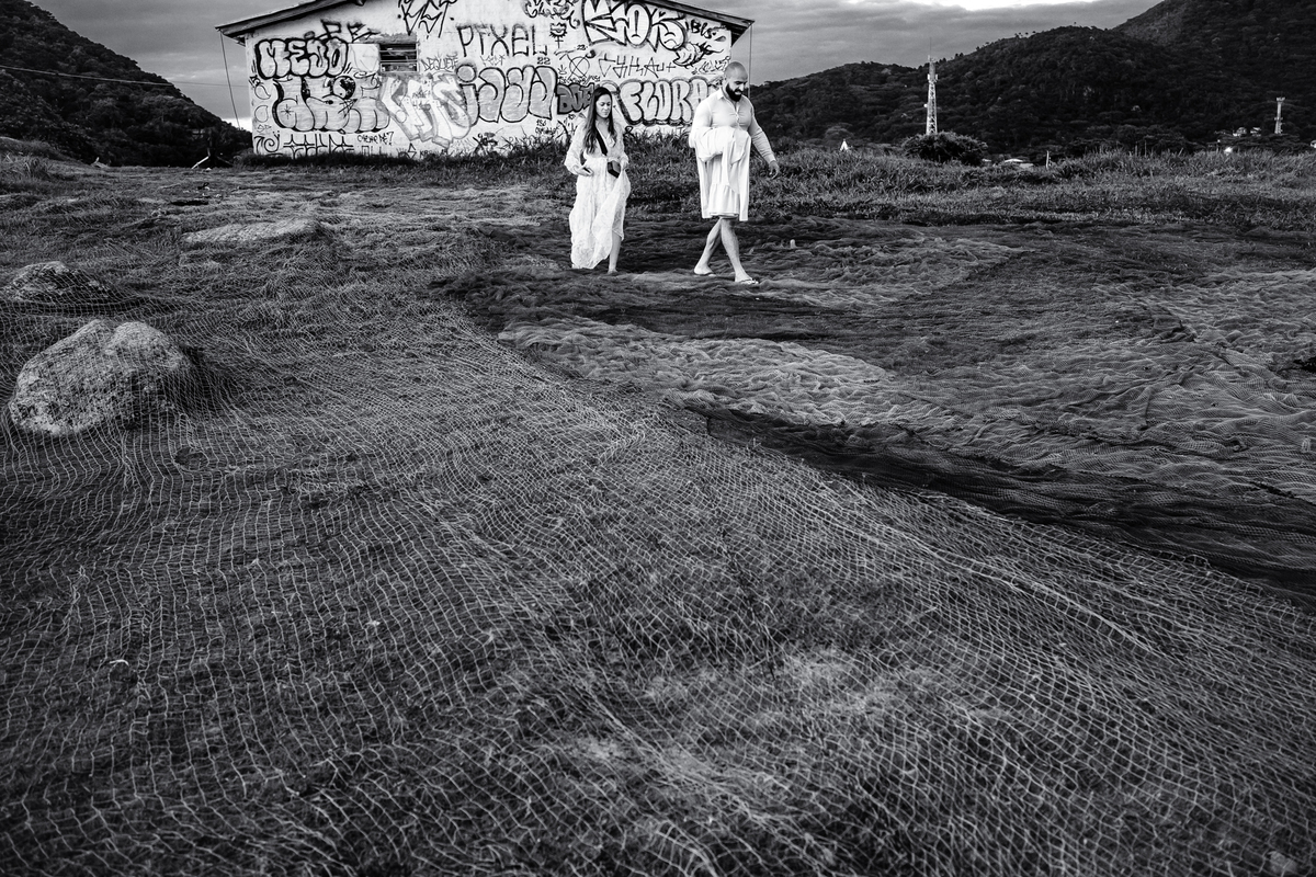 Ensaio de Pre Wedding na Praia da Armaçao e do Matadeiro