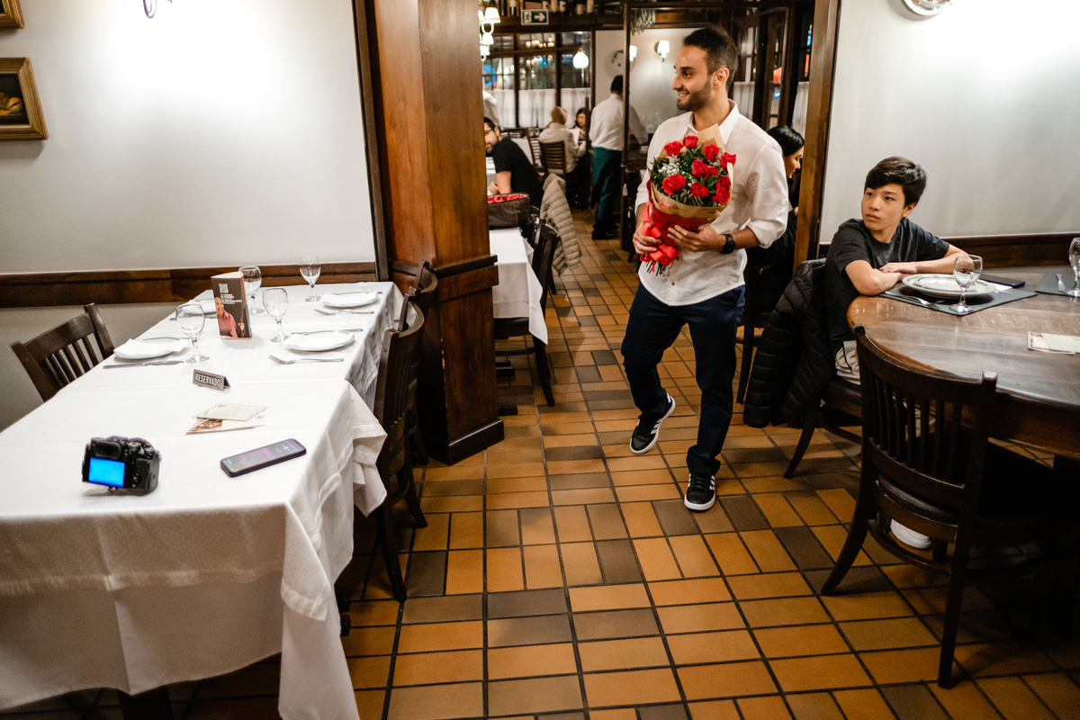 Pedido de Casamento Restaurante Famiglia Fadanelli