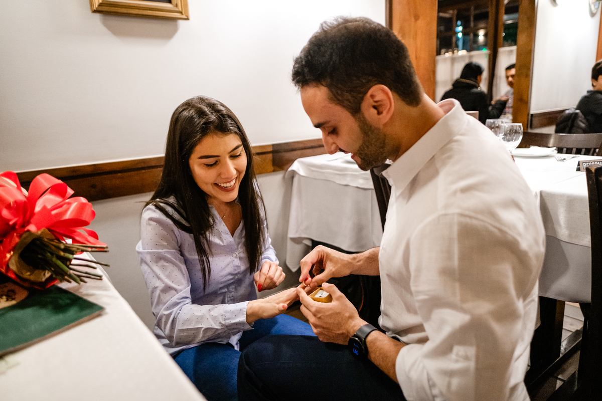 Pedido de Casamento Restaurante Famiglia Fadanelli