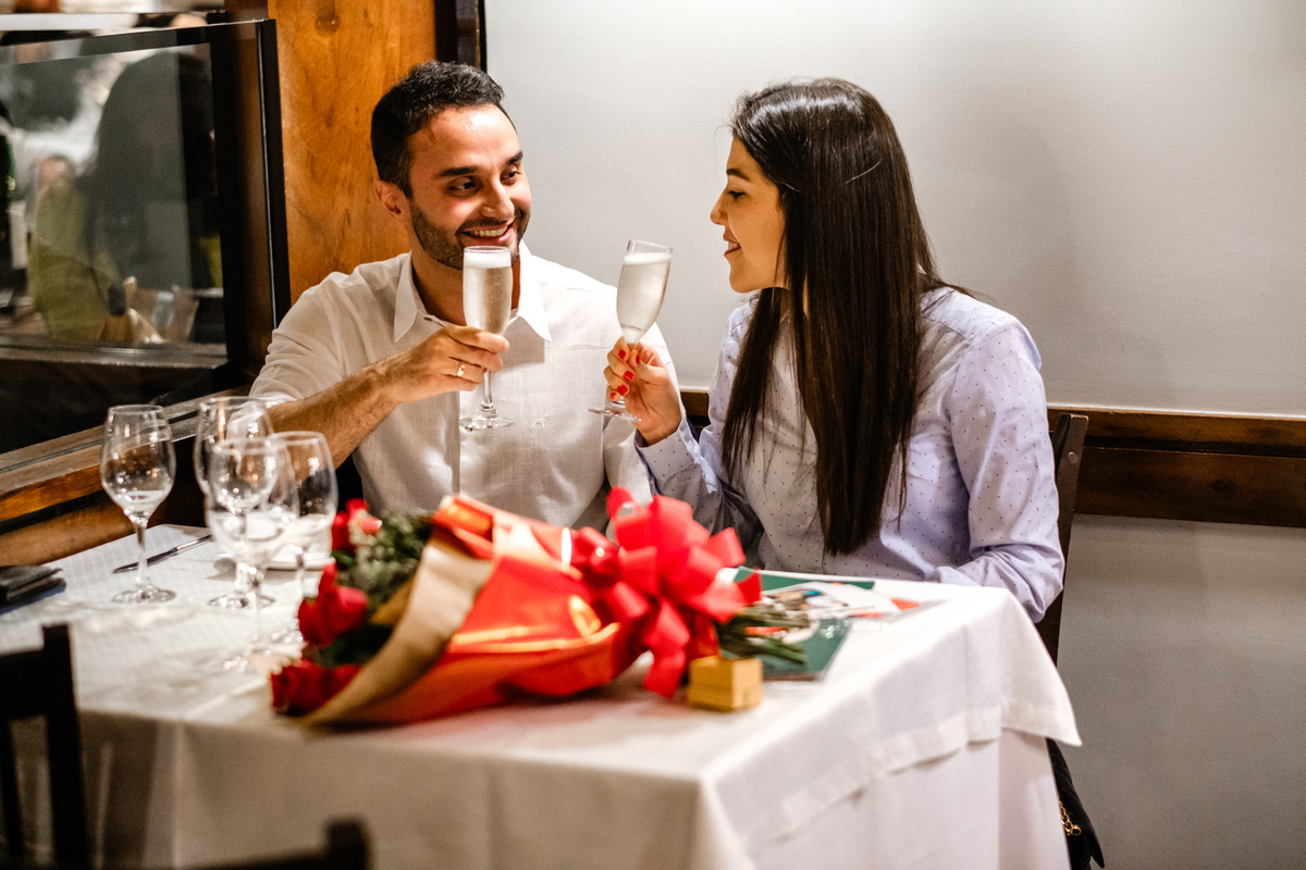 Pedido de Casamento Restaurante Famiglia Fadanelli