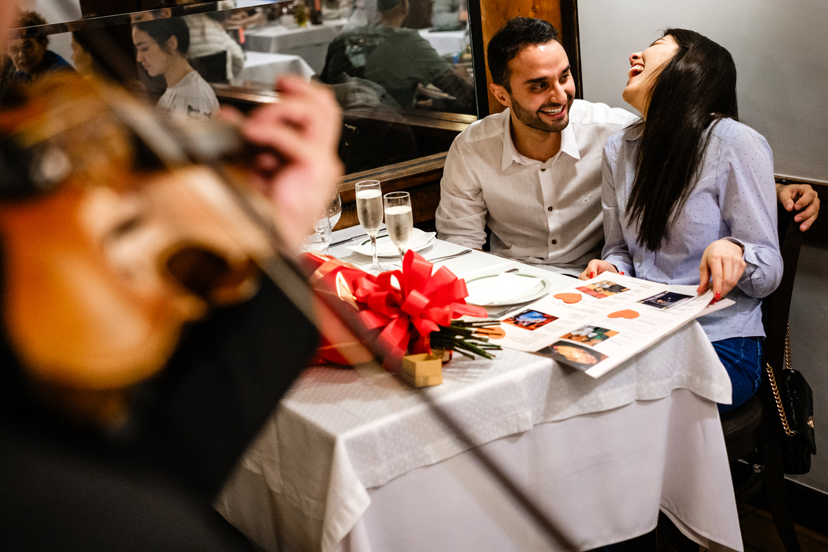 Pedido de Casamento Restaurante Famiglia Fadanelli