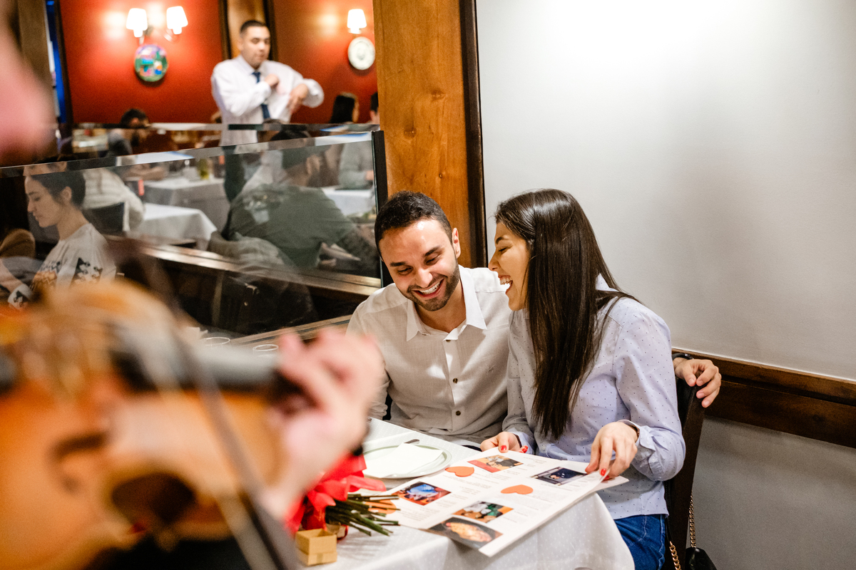 Pedido de Casamento Restaurante Famiglia Fadanelli