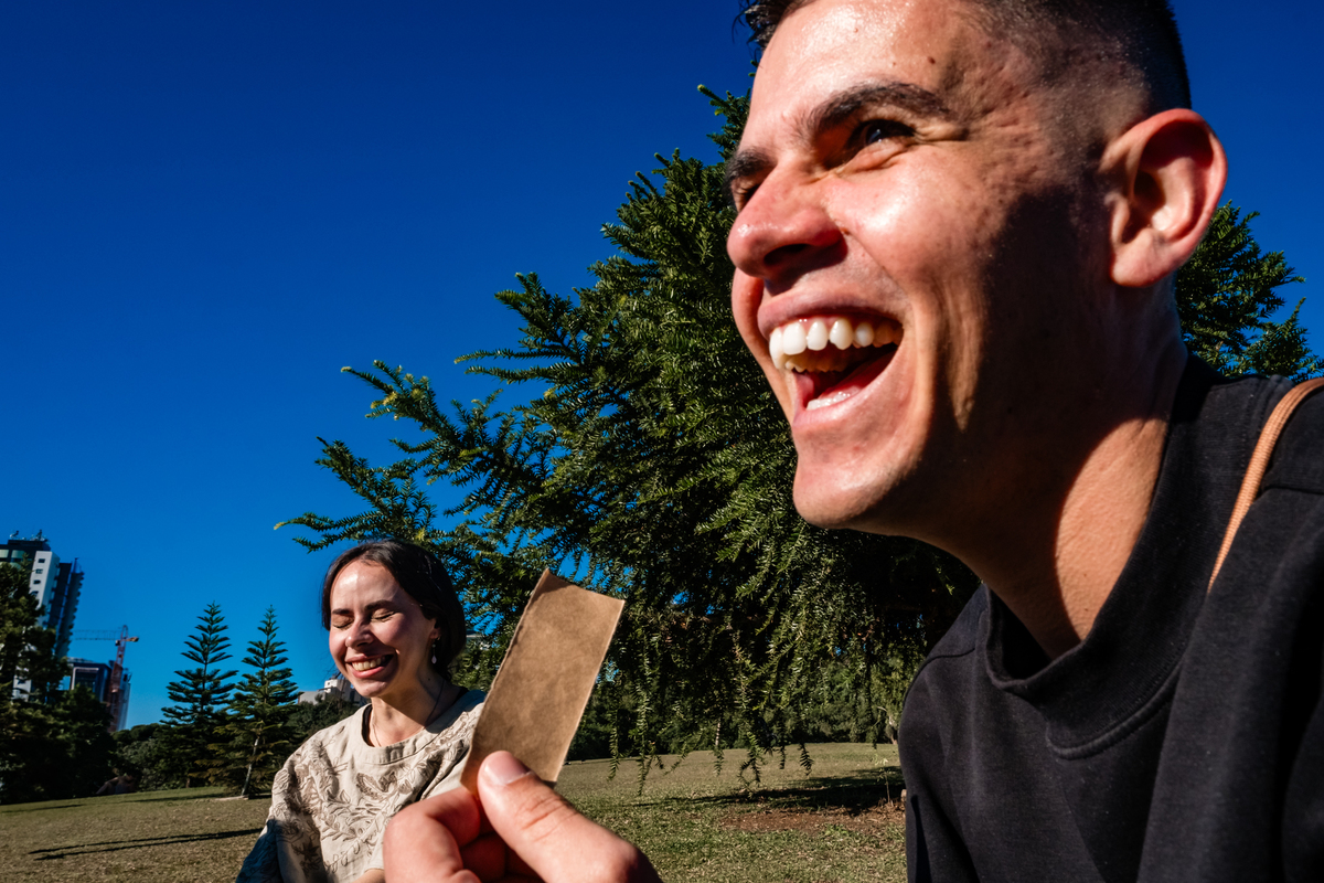 Ensaio de Família no Jardim Botanico de Curitiba