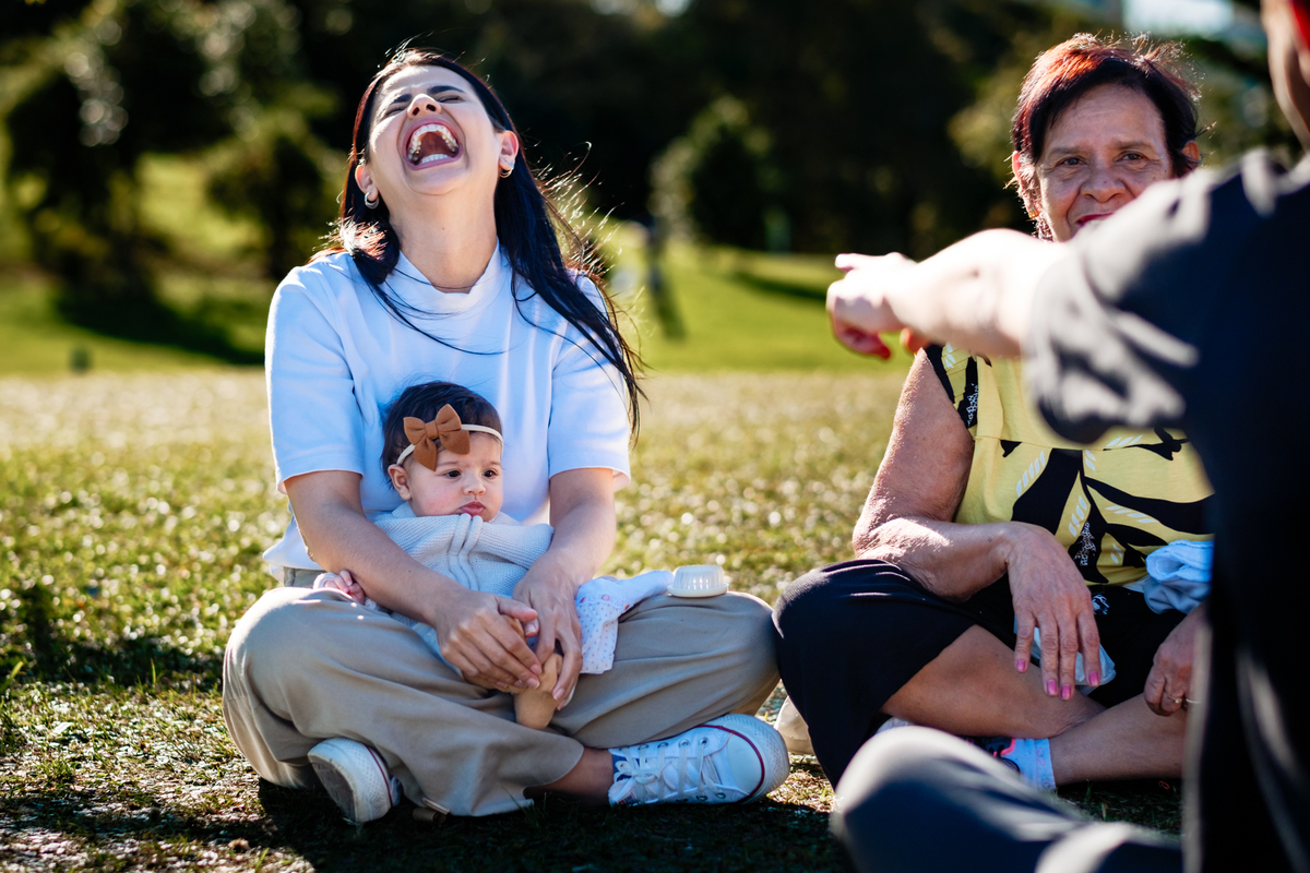 Ensaio de Família no Jardim Botanico de Curitiba