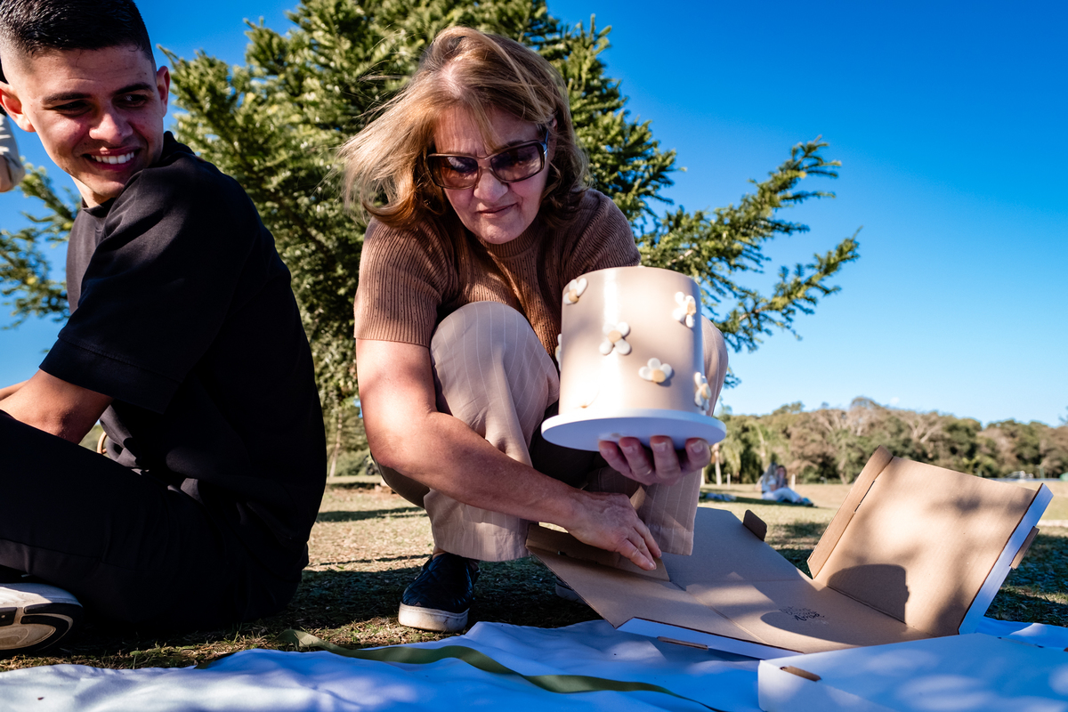 Ensaio de Família no Jardim Botanico de Curitiba