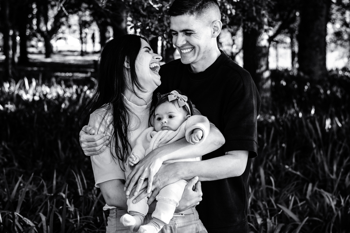 Ensaio de Família no Jardim Botanico de Curitiba