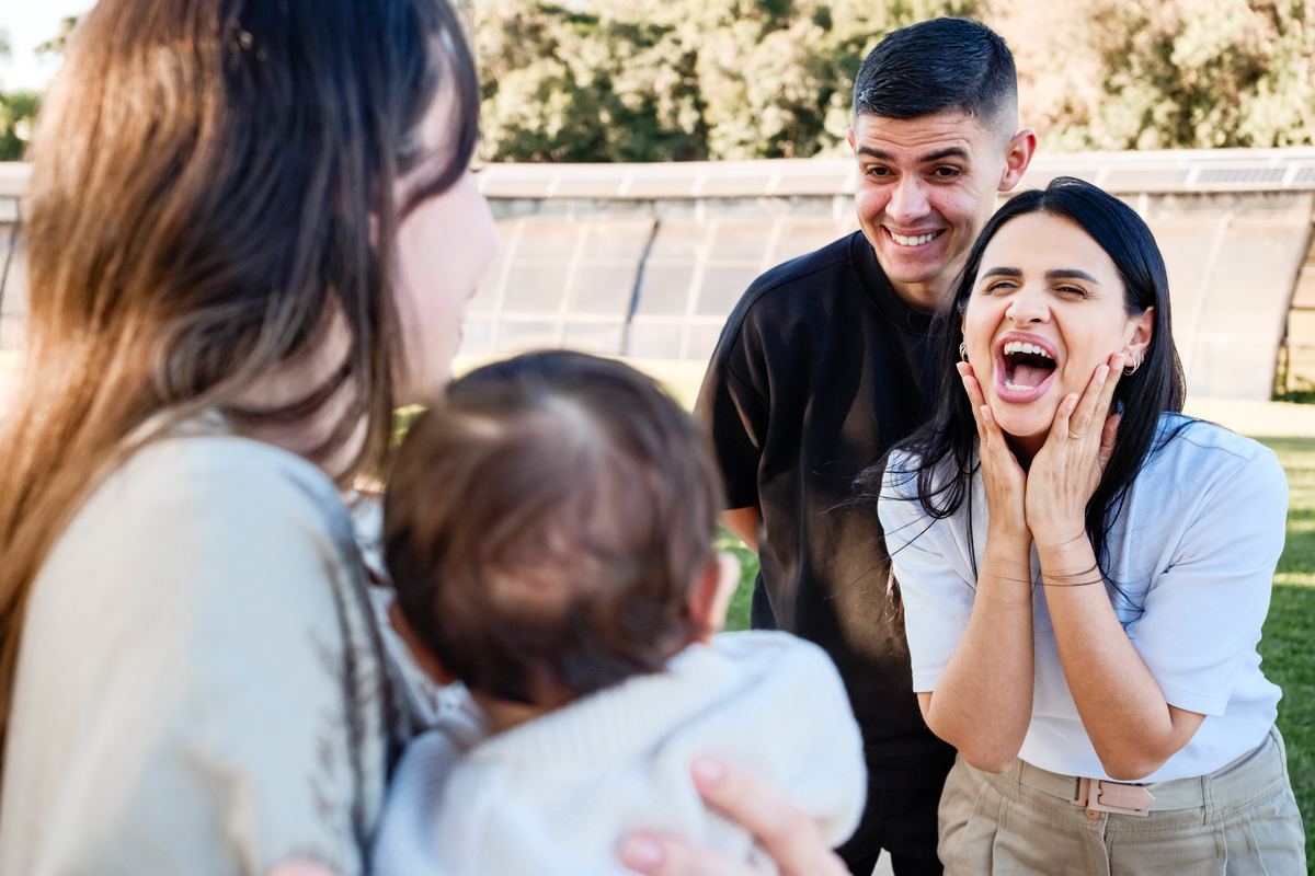 Ensaio de Família no Jardim Botanico de Curitiba