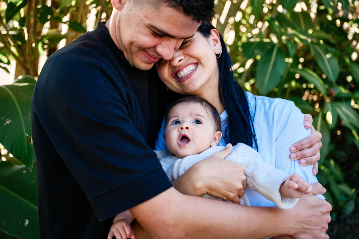 Ensaio de Família no Jardim Botanico de Curitiba