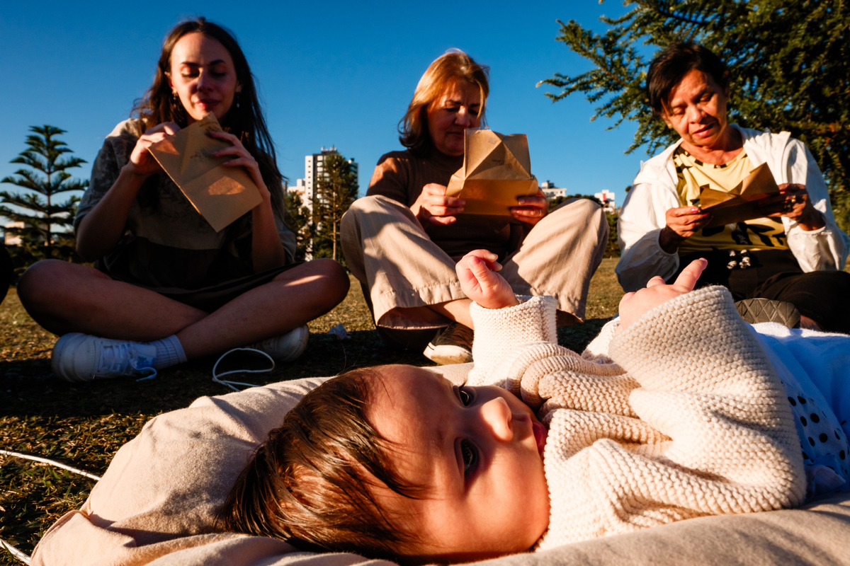 Ensaio de Família no Jardim Botanico de Curitiba