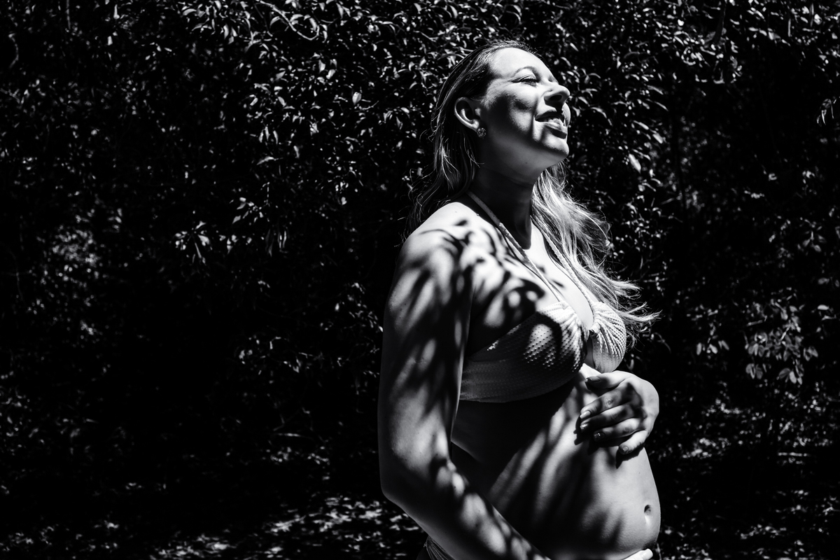 Ensaio de Gestante na Praia do Campeche