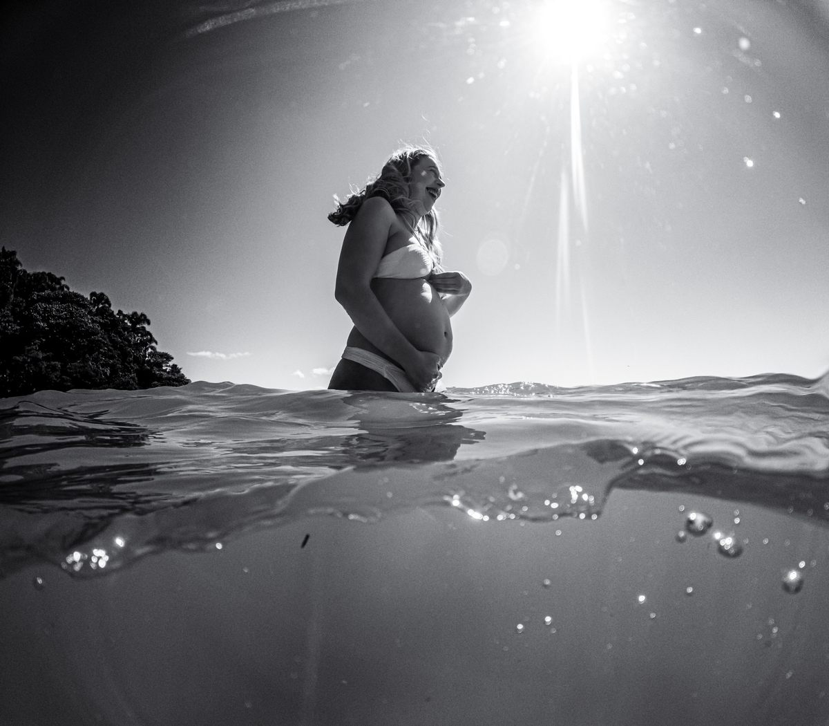 Ensaio de Gestante na Praia do Campeche