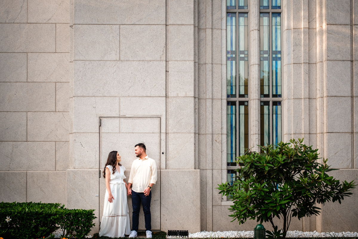 Ensaio de Pre Wexdding no Templo de Curitiba