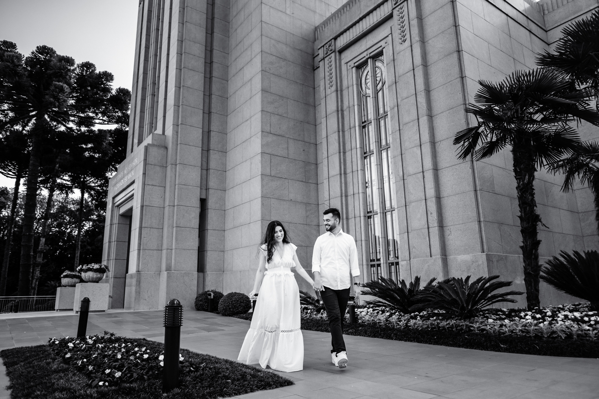 Ensaio de Pre Wedding no Templo de Curitiba